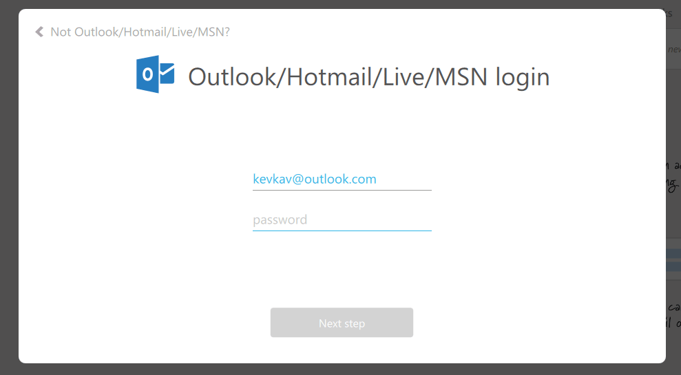 msn hotmail outlook